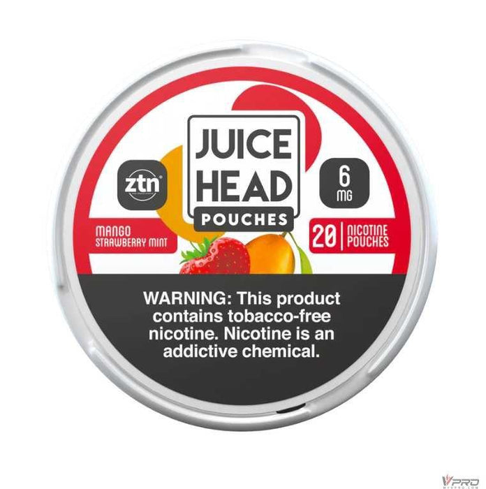 Juice Head ZTN Pouches Synthetic Zero Tobacco Nicotine Pouches - 20 Pouches Per Can Juice Head