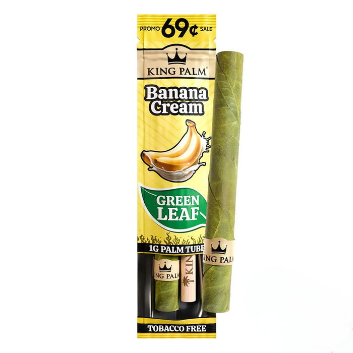 King Palm Green Leaf Mini Palm Tube Rolls 1G - Pack of 1