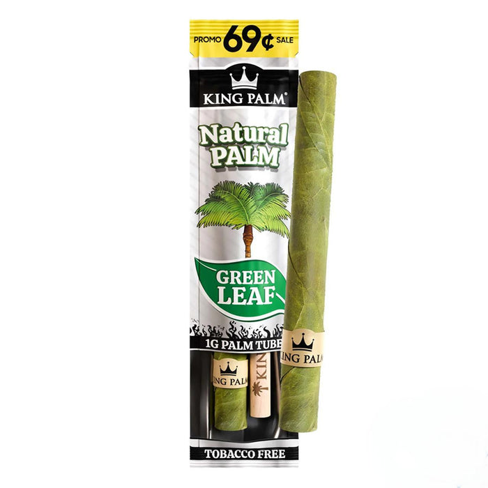 King Palm Green Leaf Mini Palm Tube Rolls 1G - Pack of 1