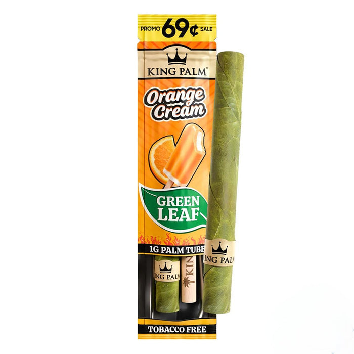 King Palm Green Leaf Mini Palm Tube Rolls 1G - Pack of 1