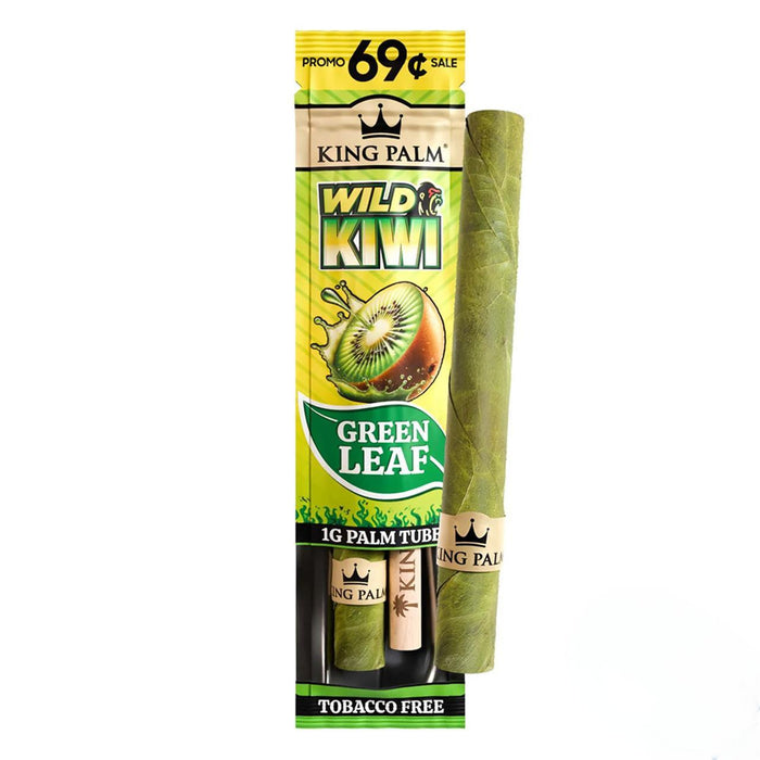 King Palm Green Leaf Mini Palm Tube Rolls 1G - Pack of 1