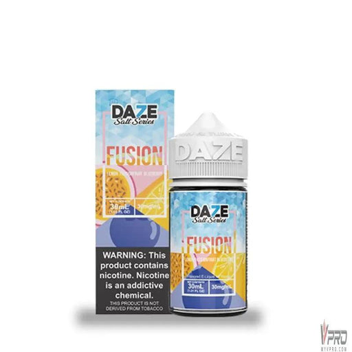 Lemon Passionfruit Blueberry ICED - 7 Daze Fusion Syn Salt Nic 30mL 7Daze E-Liquid