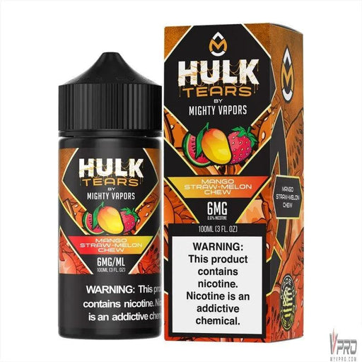 Mango Straw Melon Chew - Hulk Tears 100mL Mighty Vapors