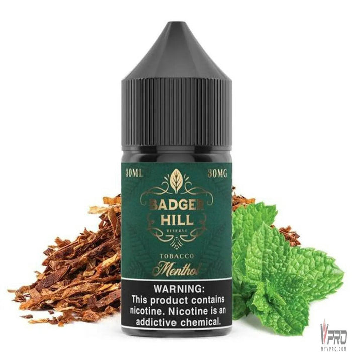 Menthol - Badger Hill Reserve Synthetic Salt 30mL Badger Hill