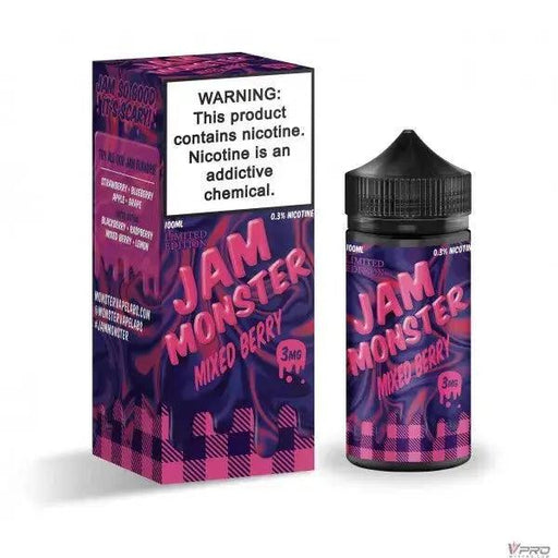 Mixed Berry - Jam Monster Synthetic 100mL Monster Vape Labs