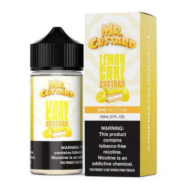 Lemon Cake Custard - Mr. Custard Synthetic 100mL