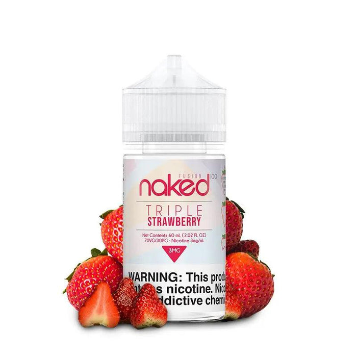 Naked 100 Fusion 60ml - Triple Strawberry Naked 100 E-Liquid