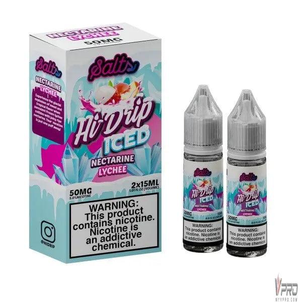 Nectarine Lychee Iced - Hi-Drip Iced Salts 30mL (2 x 15mL) Hi Drip E-Liquids