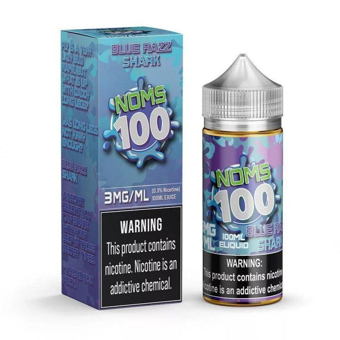 Blue Razz Shark -  NOMS 100 E-Liquid 100ml