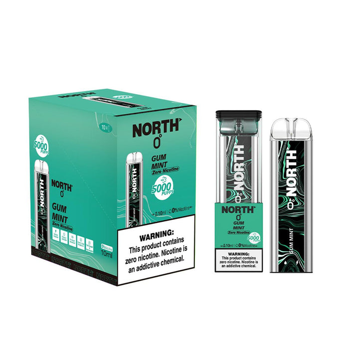 North 5000 Puffs 0% Disposable