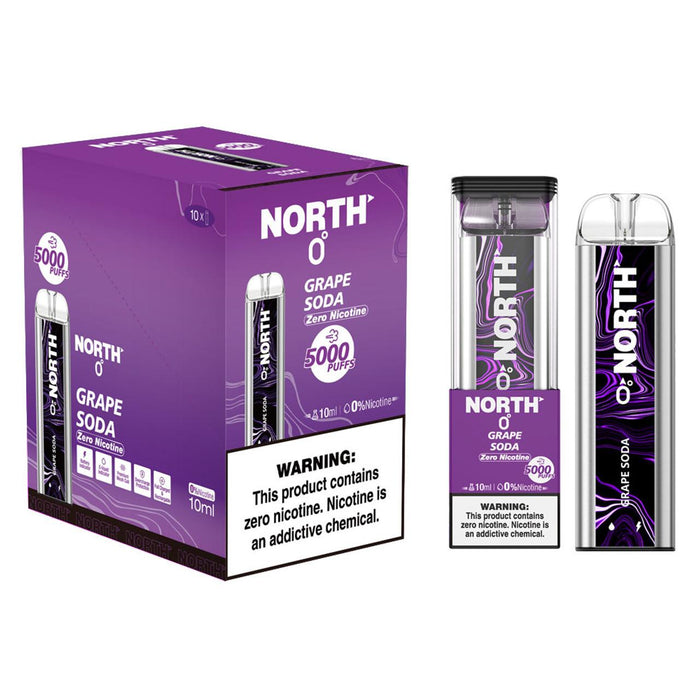 North 5000 Puffs 0% Disposable