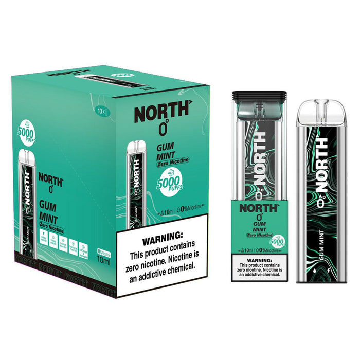 North 5000 Puffs 0% Disposable