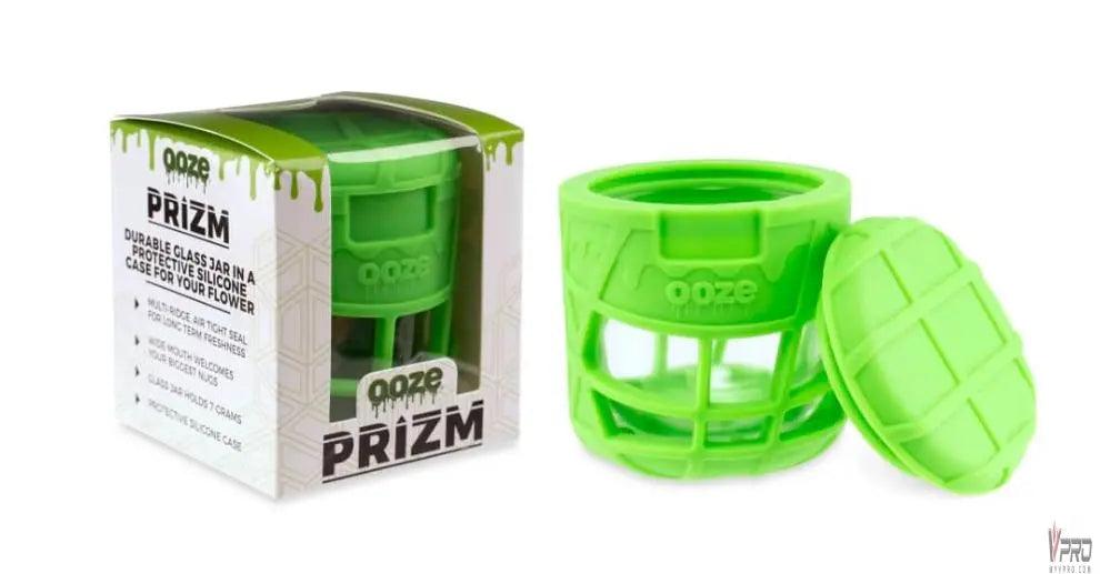 Ooze Prizm Flower Glass Storage Jar Ooze