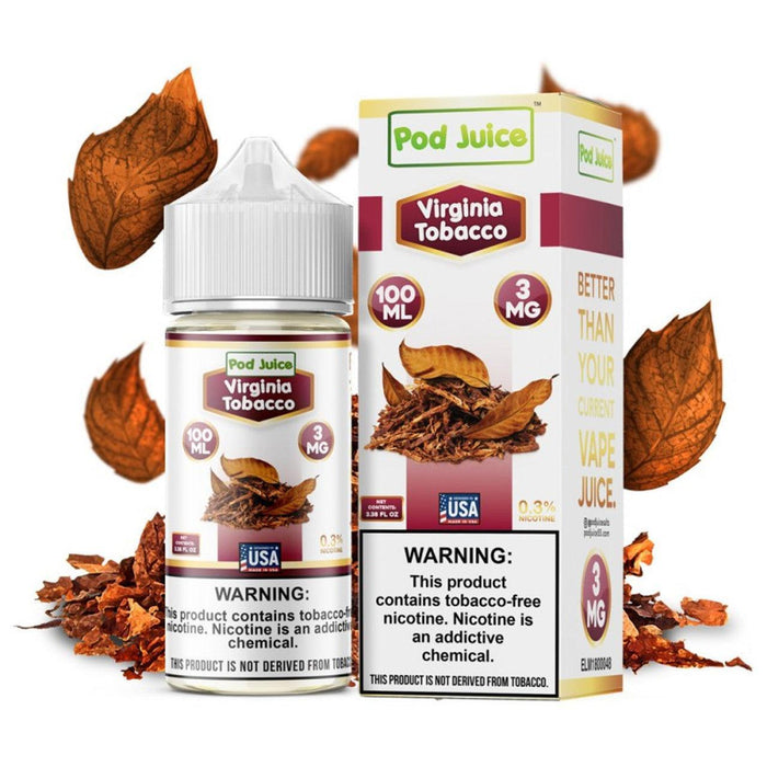 Virginia Tobacco - POD Juice Synthetic 100mL