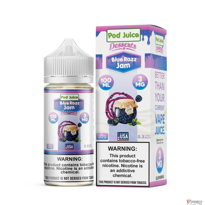 POD Juice Synthetic Nicotine E-Liquid 100ML (0mg/ 3mg/ 6mg/12mg Totally 18 Flavors) Pod Juice