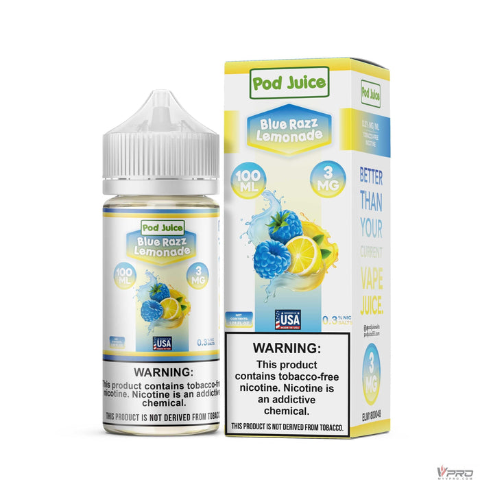 POD Juice Synthetic Nicotine E-Liquid 100ML (0mg/ 3mg/ 6mg/12mg Totally 18 Flavors) Pod Juice