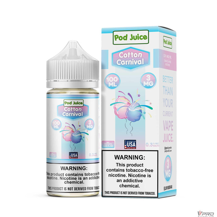 POD Juice Synthetic Nicotine E-Liquid 100ML (0mg/ 3mg/ 6mg/12mg Totally 18 Flavors) Pod Juice