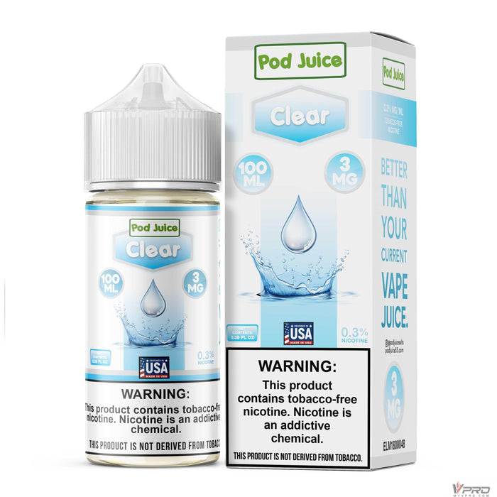 POD Juice Synthetic Nicotine E-Liquid 100ML (0mg/ 3mg/ 6mg/12mg Totally 18 Flavors) Pod Juice