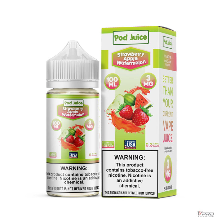 POD Juice Synthetic Nicotine E-Liquid 100ML (0mg/ 3mg/ 6mg/12mg Totally 18 Flavors) Pod Juice