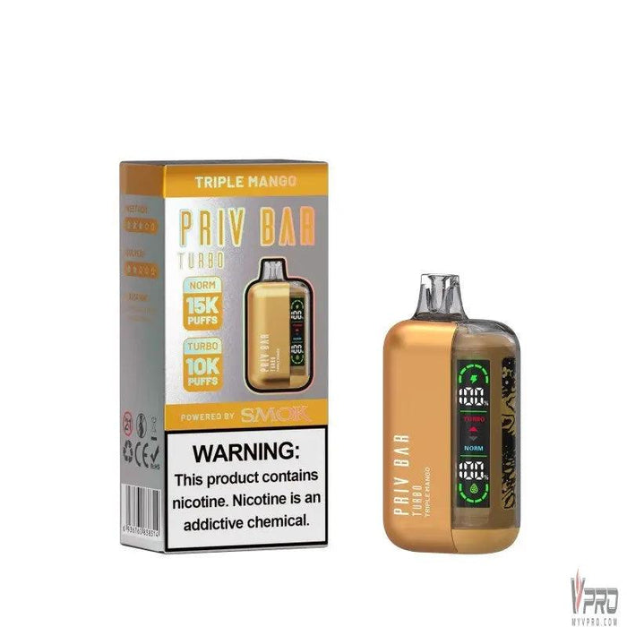 PRIV Bar Turbo Disposable 5% Smoking Vapor