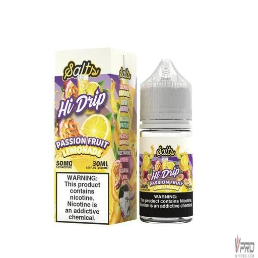 Passion Fruit Lemonade - Hi-Drip Salts 30mL Hi Drip E-Liquids