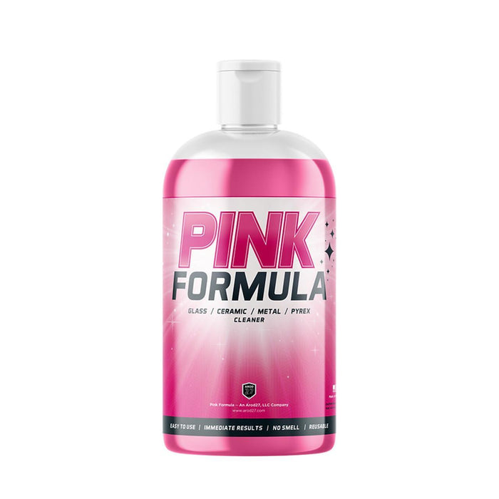 Pink Formula Plus Glass + Ceramic + Metal + Pyrex Cleaner