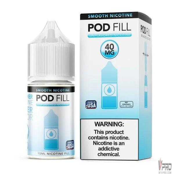 Pod Fill Unflavored Salt Nicotine Base 15mL - MyVpro