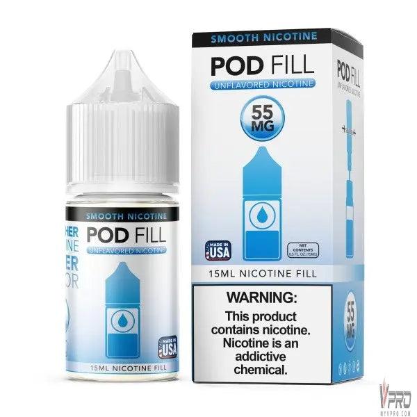 Pod Fill Unflavored Salt Nicotine Base 15mL - MyVpro