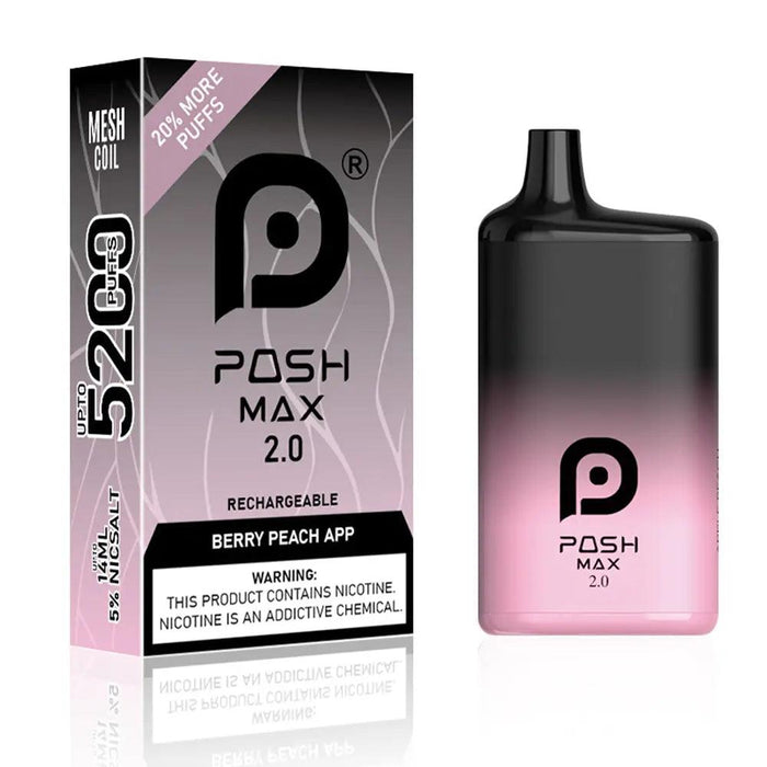 Posh Max 2.0 5200 Disposable 5% Posh