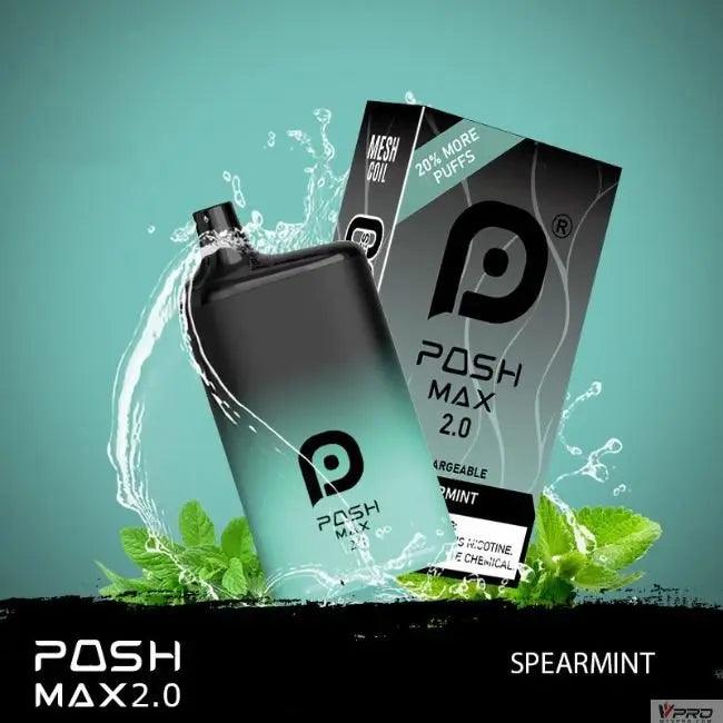 Posh Max 2.0 5200 Puffs 5% Nicotine  Disoosable Posh