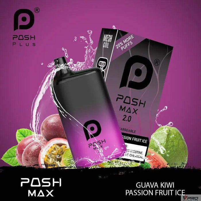 Posh Max 2.0 5200 Puffs 5% Nicotine  Disoosable Posh