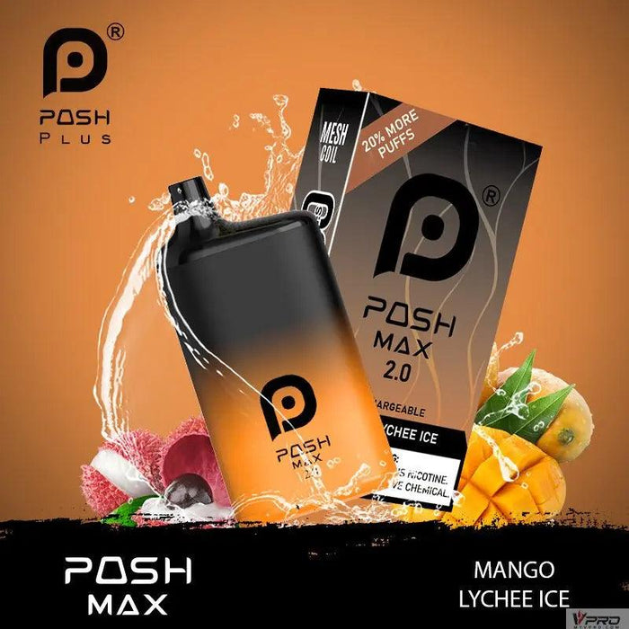 Posh Max 2.0 5200 Puffs 5% Nicotine  Disoosable Posh