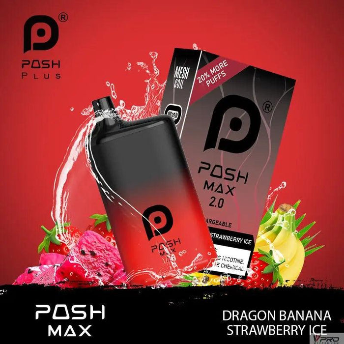 Posh Max 2.0 5200 Puffs 5% Nicotine  Disoosable Posh