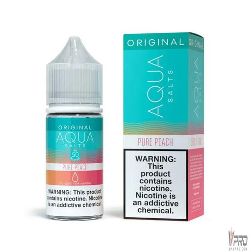 Pure Peach - Aqua Salts 30mL Marina Vape