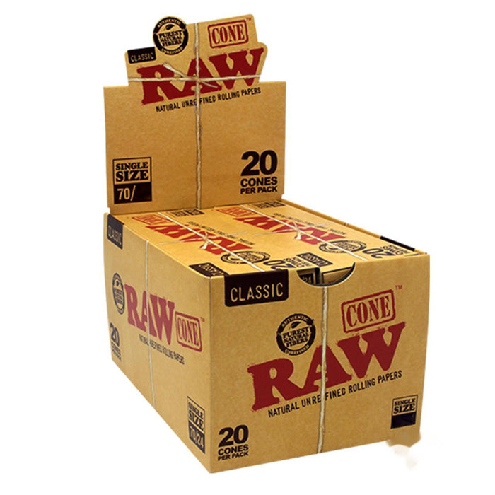 RAW Classic Single Size Pre-Rolled Cones