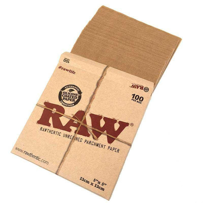 RAW Parchment Paper Squares - 5" x 5