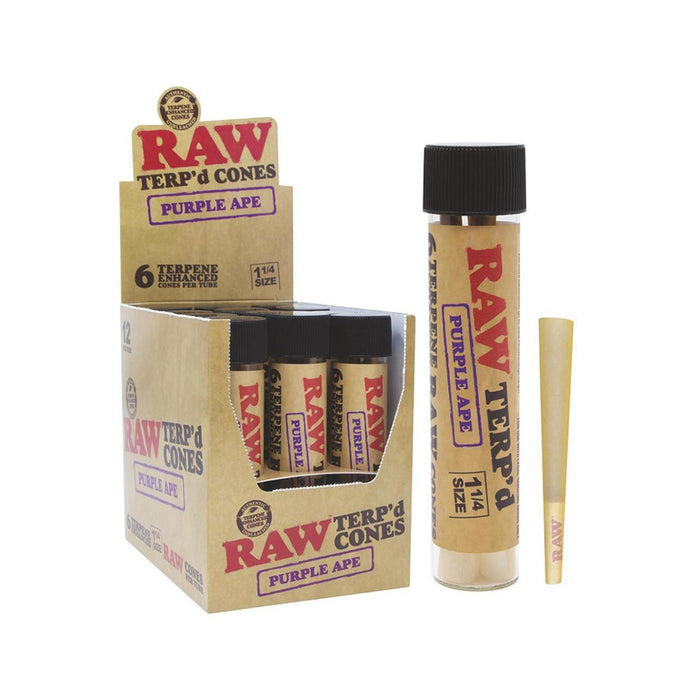 RAW TERP'd Pre-Rolled 1 1/4 Size Cones