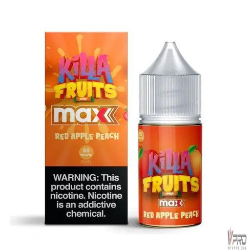 Red Apple Peach - Killa Fruits Salt MAX Nic E-Liquid 30mL Killa Fruits