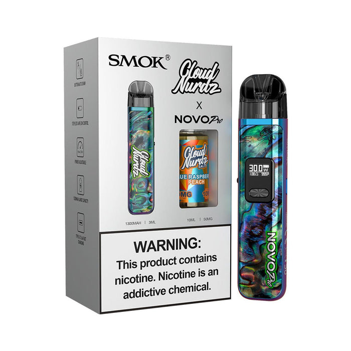 SMOK NOVO PRO 1300mAh Pod System & 10mL/50mg Salt E-Liquid