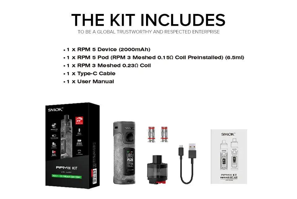 SMOK RPM 5 80w Pod Mod Kit - My Vpro