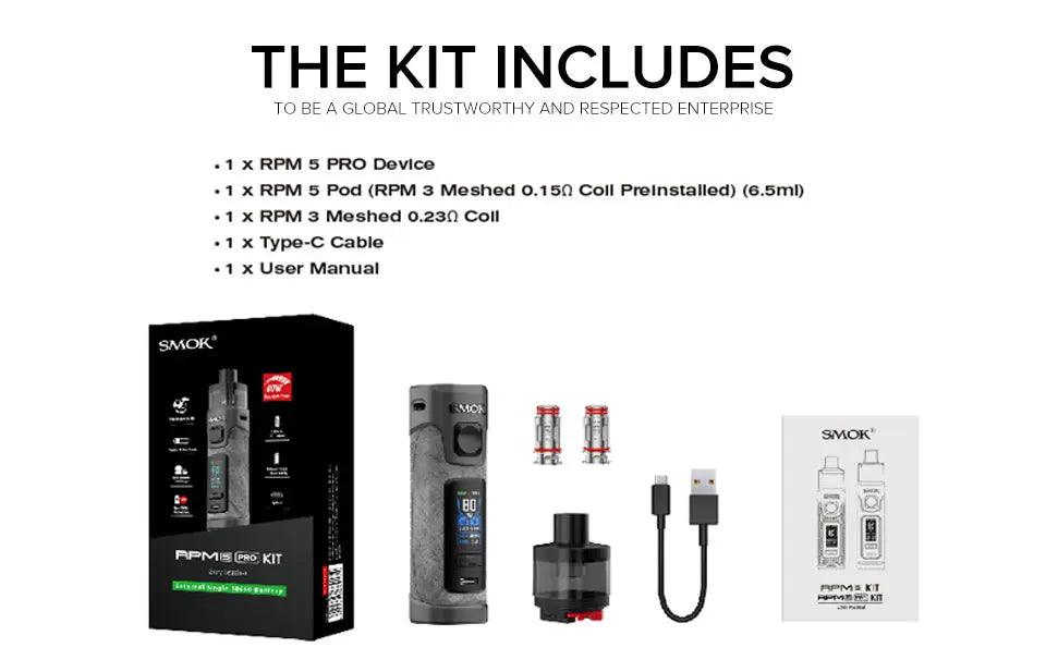 SMOK RPM 5 Pro 80w Pod Mod Kit - My Vpro