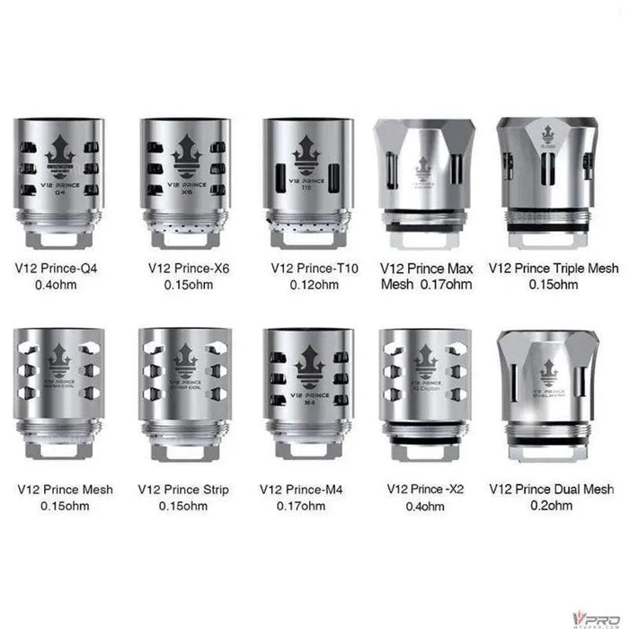 SMOK TFV12 Prince Mesh Replacement Coils - Pack of 3 Smoktech