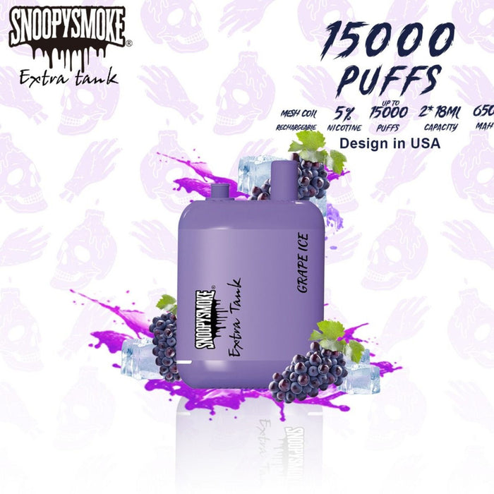 Snoopy Smoke Extra Tank 15000 Puffs Disposable BOGO