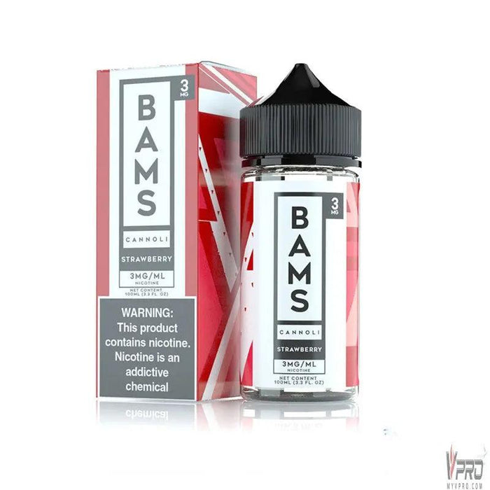 STRAWBERRY CANNOLI - BAM BAM'S CANNOLI 100mL Bam Bams Cannoli