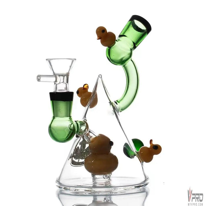 Shadow Glass Duck Inside Pyramid Body Design Water Pipe - MyVpro