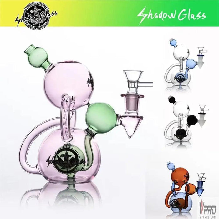 Shadow Glass Globe Shape Body Recycler Water Pipe - MyVpro