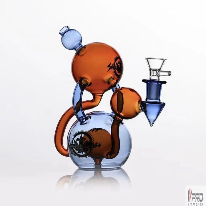 Shadow Glass Globe Shape Body Recycler Water Pipe - MyVpro