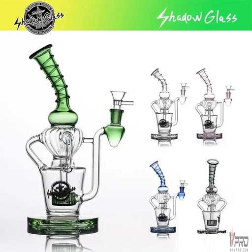 Shadow Glass Thick Base Water Pipe - MyVpro