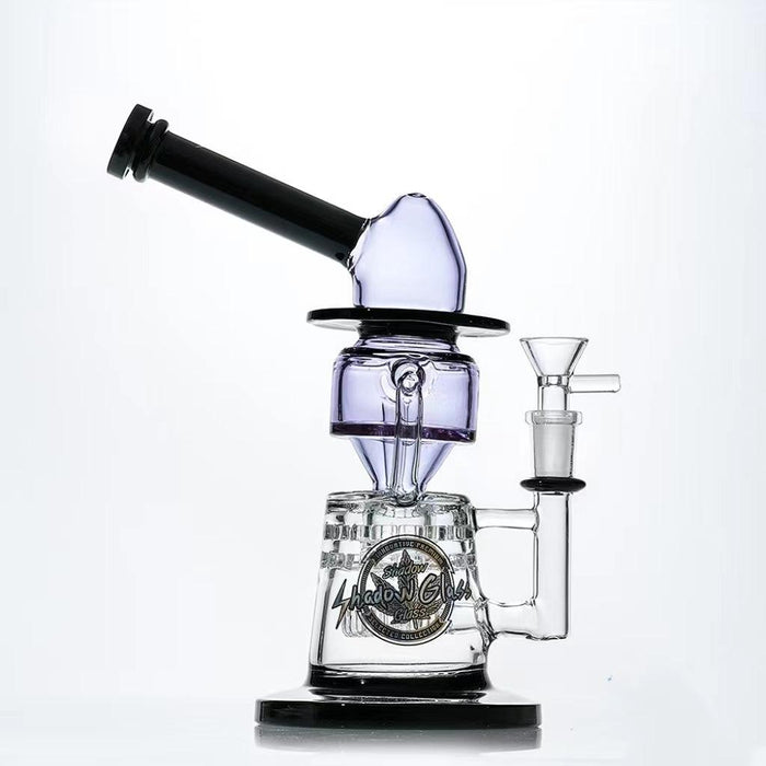 Shadow Glass Recycler Spaceship Design Water Pipe - MyVpro