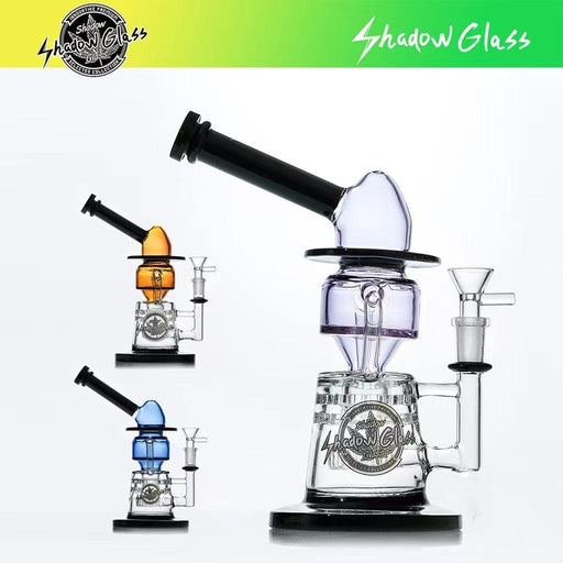 Shadow Glass Recycler Spaceship Design Water Pipe - MyVpro